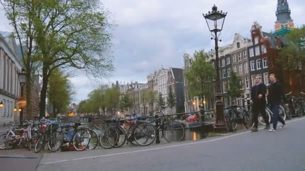 オランダ アムステルダムの挨拶アムステルダム オランダ 2017 — ストック動画