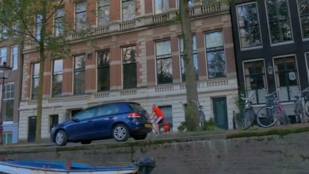 アムステルダム オランダ 2017 アムステルダム オランダで行く — ストック動画