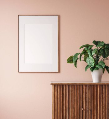 Köhne ev içi arka plan, 3D görüntüleme posterini düzenle