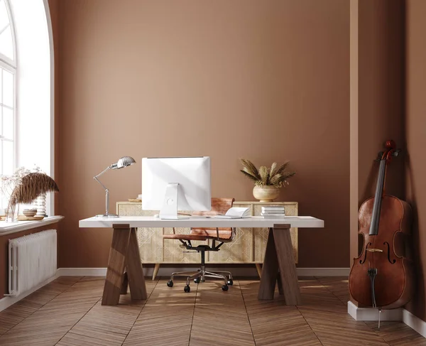 Work Home Home Office Render — Stock Photo, Image