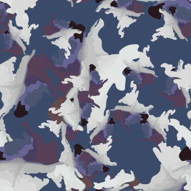 Farklı tonlarda kentsel kamuflaj. Giysi, arkaplan, arkaplan ya da bilgisayar duvar kağıdı için kamuflaj olarak kullanılabilecek renksiz bir desen.