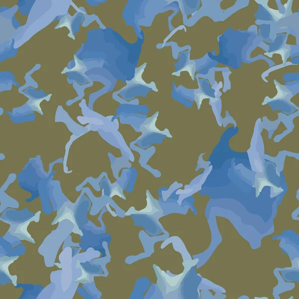 Camouflage Urbain Différentes Nuances Couleurs Est Motif Sans Couture Coloré — Image vectorielle