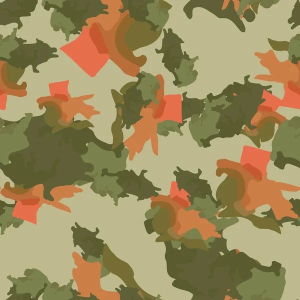 Camouflage Urbain Différentes Nuances Couleurs Est Motif Sans Couture Coloré — Image vectorielle