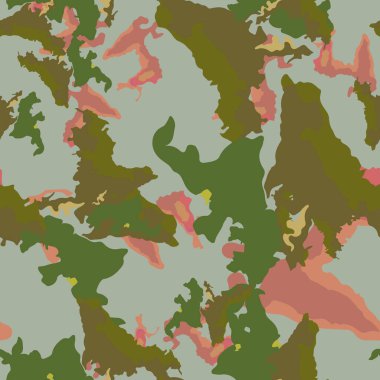 Farklı renklerde şehir kamuflajı. Tekstil, arkaplan ya da arkaplan olarak kullanılabilecek kusursuz desen, bilgisayar duvar kağıdı