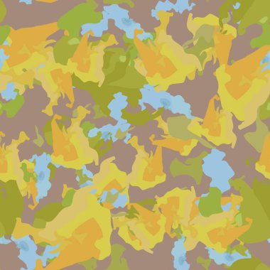 Farklı renklerde şehir kamuflajı. Tekstil, arkaplan ya da arkaplan olarak kullanılabilecek kusursuz desen, bilgisayar duvar kağıdı