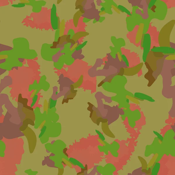 Stedelijke Camouflage Van Verschillende Kleuren Naadloos Patroon Dat Kan Worden — Stockvector