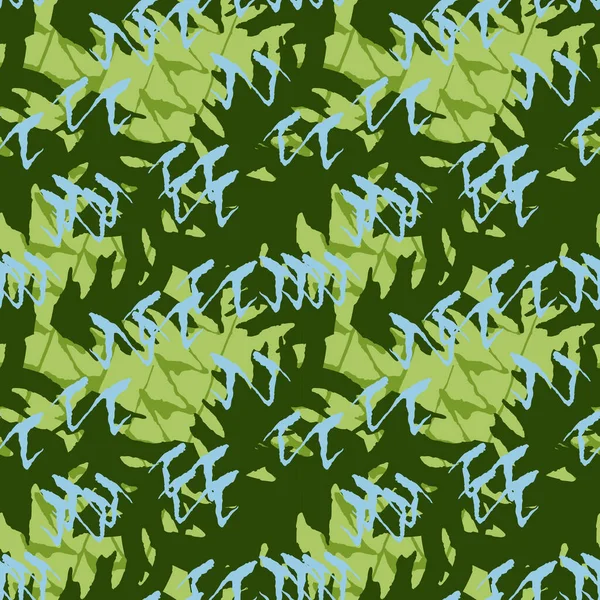 Stedelijke Camouflage Van Verschillende Vormen Kleuren Naadloos Patroon Dat Kan — Stockvector