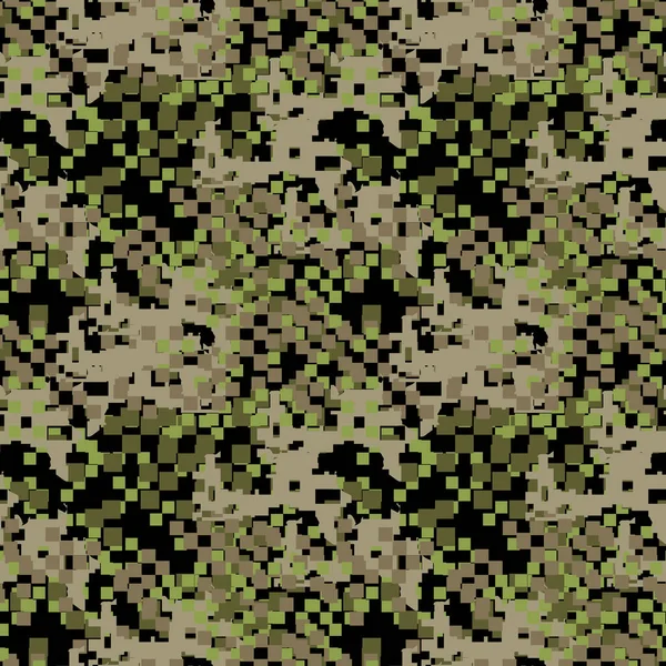 Camouflage Urbain Différentes Formes Couleurs Modèle Sans Couture Qui Peut — Image vectorielle