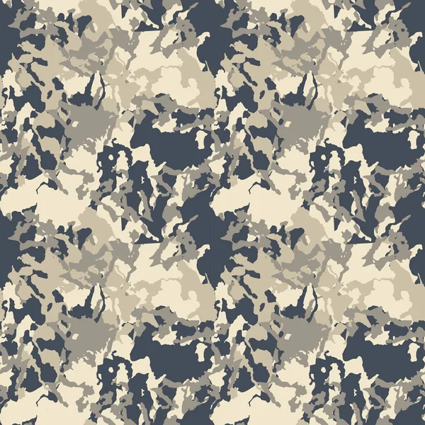 Stedelijke Camouflage Van Verschillende Vormen Kleuren Naadloos Patroon Dat Kan — Stockvector