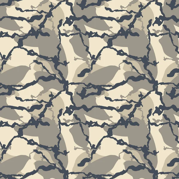 Stedelijke Camouflage Van Verschillende Vormen Kleuren Naadloos Patroon Dat Kan — Stockvector