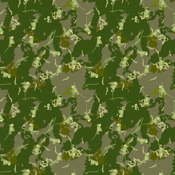 Urban Camouflage Various Shapes Colors Seamless Pattern Can Used Textile — Stock Vector