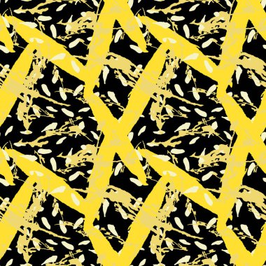 Çeşitli şekil ve renklerin soyut şablon tasarımı. Tekstil, arkaplan veya duvar kağıdı olarak kullanılabilen kusursuz vektör deseni