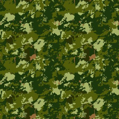 Çeşitli şekil ve renklerin soyut şablon tasarımı. Tekstil, arkaplan veya duvar kağıdı olarak kullanılabilen kusursuz vektör deseni