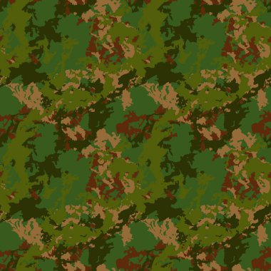 Çeşitli şekil ve renklerin soyut şablon tasarımı. Tekstil, arkaplan veya duvar kağıdı olarak kullanılabilen kusursuz vektör deseni