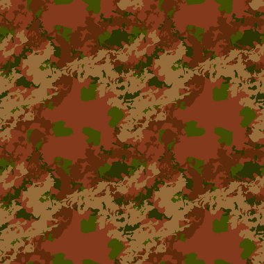 Çeşitli şekil ve renklerin soyut şablon tasarımı. Tekstil, arkaplan veya duvar kağıdı olarak kullanılabilen kusursuz vektör deseni