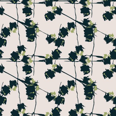 Çeşitli şekil ve renklerin soyut şablon tasarımı. Tekstil, arkaplan veya duvar kağıdı olarak kullanılabilen kusursuz vektör deseni