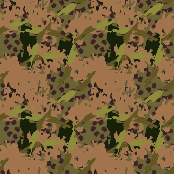 Urban Camouflage Template Various Shapes Colors Seamless Pattern Can Used — Stock Vector