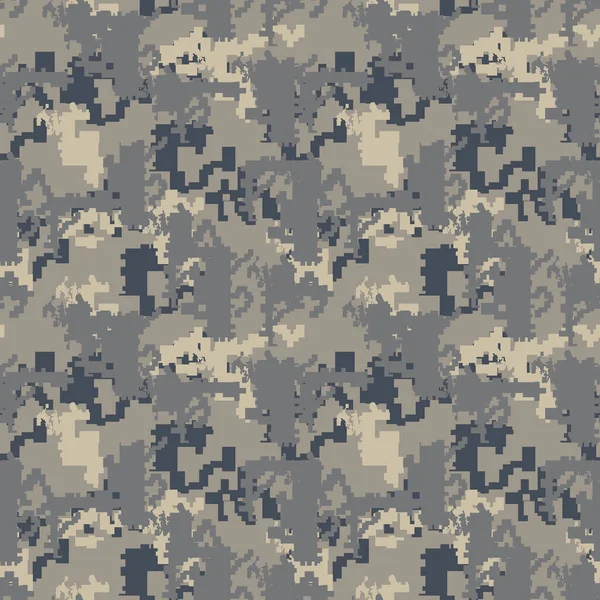 Urban Camouflage Template Van Verschillende Vormen Kleuren Naadloos Patroon Dat — Stockvector