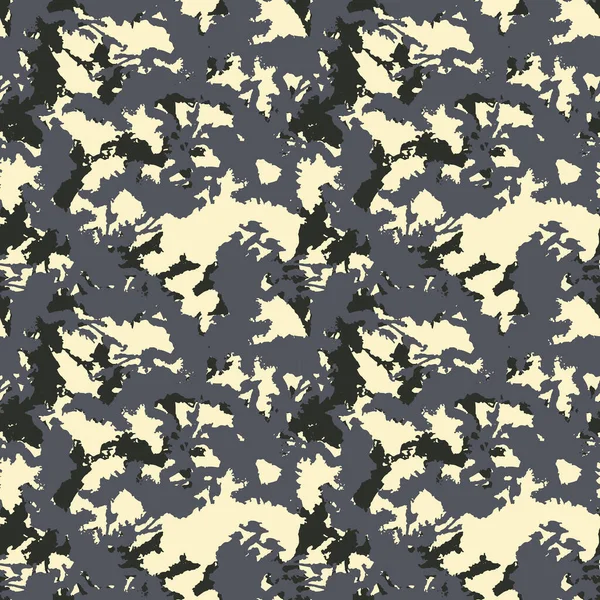Urban Camouflage Template Van Verschillende Vormen Kleuren Naadloos Patroon Dat — Stockvector