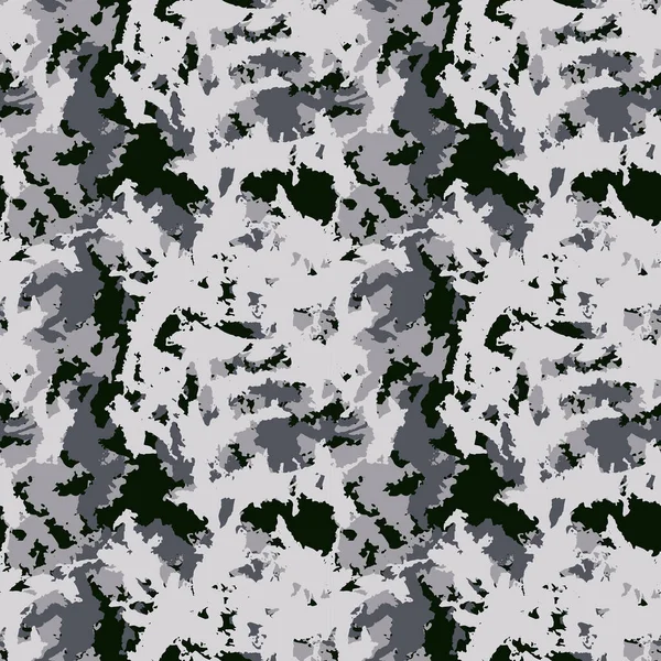 Modèle Camouflage Urbain Différentes Formes Couleurs Modèle Sans Couture Qui — Image vectorielle