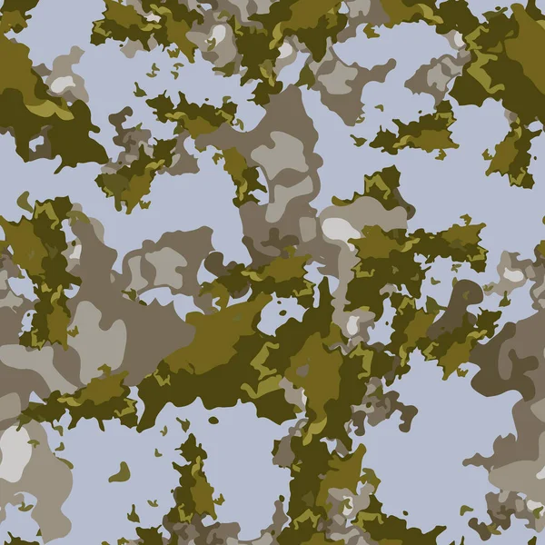 Modèle Camouflage Urbain Différentes Formes Couleurs Modèle Sans Couture Qui — Image vectorielle