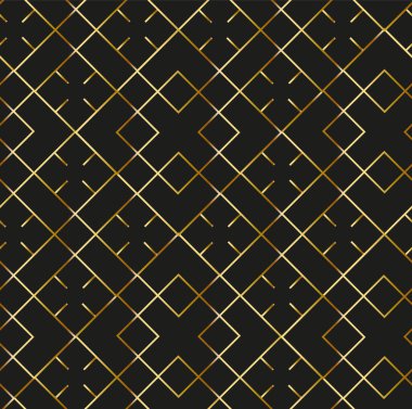 Altın geometrik desen, vektör sanatı