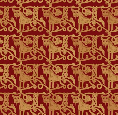 Altın Slav mitolojisi, vektör deseni