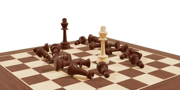 Imagens vetoriais Ilustração tabuleiro de xadrez realista