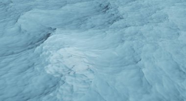 Mavi okyanus dalgası arka planına sahip üç boyutlu hava görüntüsü soyut deniz dalgası, deniz hareketi yayın ve web sitesi tasarımı için su yüzeyi