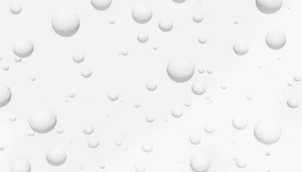 現実的な球状3D背景画像要約白い背景印刷やグラフィックデザインに適したシーンに浮かぶ白いボール — ストック写真