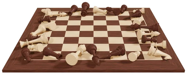 Σκάκι Επιτραπέζιο Παιχνίδι Έννοια Των Επιχειρήσεων Και Του Ανταγωνισμού Έννοια — Φωτογραφία Αρχείου