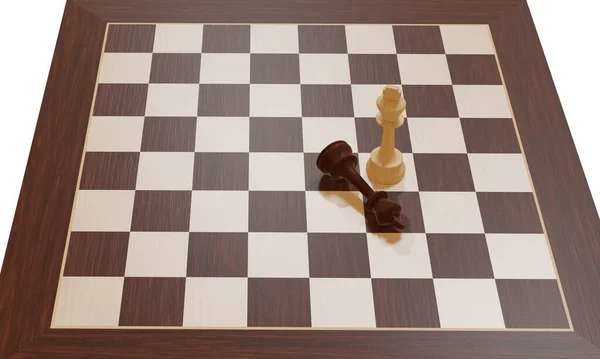Schachbrettspiel Konzept Von Geschäfts Und Wettbewerbskonzept Und Konzeptionellem Strategiekonzept Schachfiguren — Stockfoto