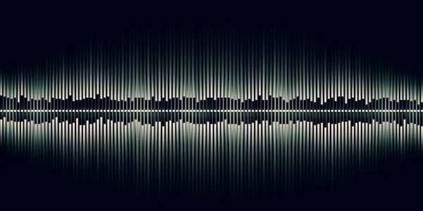 Illustration Sound Wave Abstract Music Pulse Background Sound Wave Graph — Stock Photo, Image