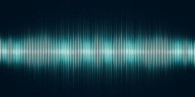3d illüstrasyon ses dalgası soyut müzik darbesi arka plan Frekans ve spektrumun ses dalgası grafiği ayrı ayrı siyah arkaplan üzerinde