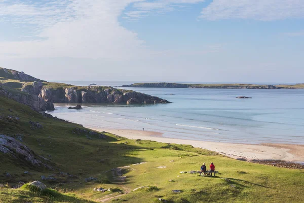 Ceannabeinne Bay Près Durness Écosse — Photo