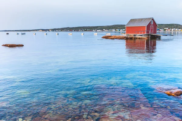 Pueblo Pesquero Tilting Fogo Island Terranova Labrador Canadá — Foto de Stock