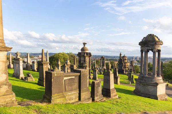 Tarihi Glasgow mezarlığı, Necropolis. Glasgow, İskoçya, İngiltere