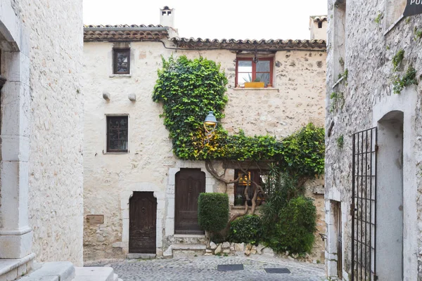 Kopfsteinpflastergasse Saint Paul Vence Provence Alpes Cote Azur Provence Frankreich — Stockfoto