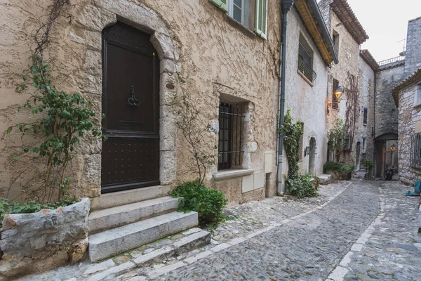 Cobbled Alleyway Saint Paul Vence Provence Alpes Cote Azur Provence — 图库照片