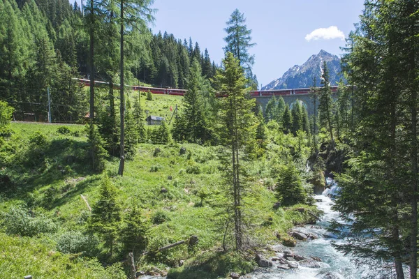 Bernina Express Voyage Lugano Moritz — Photo