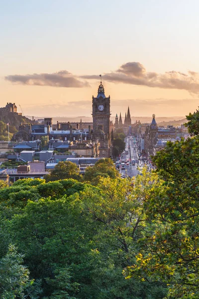 View Calton Hill Edinburgh City Edinburgh Scotland United Kingdom Europe — Stock Photo, Image