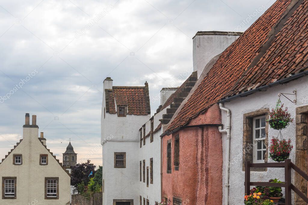 Restored National Trust for Scotland property in Culross Fife Scotland