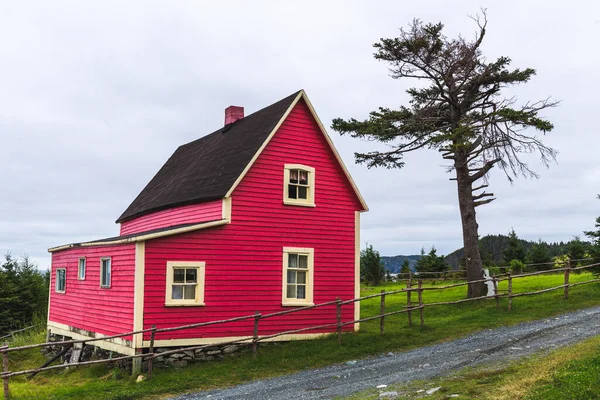 Chalupa, Tors Cove, Newfoundland, Kanada — Stock fotografie