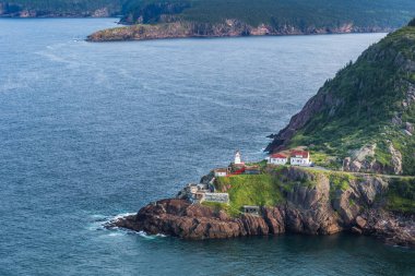 Fort Amherst Deniz Feneri, St Johns yakınlarında, Newfoundland, Kanada