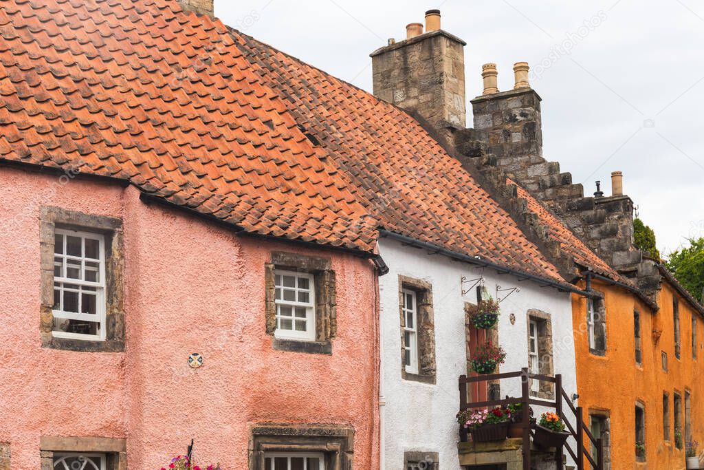 Restored National Trust for Scotland property in Culross Fife Scotland