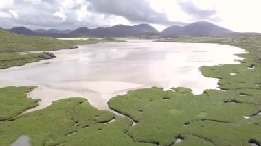 Uig Sands, Lewis Adası, Outer Hebrides, Batı Adaları, İskoçya. İngiltere