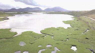 Uig Sands, Lewis Adası, Outer Hebrides, Batı Adaları, İskoçya. İngiltere