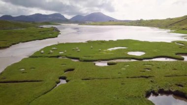 Uig Sands, Lewis Adası, Outer Hebrides, Batı Adaları, İskoçya. İngiltere