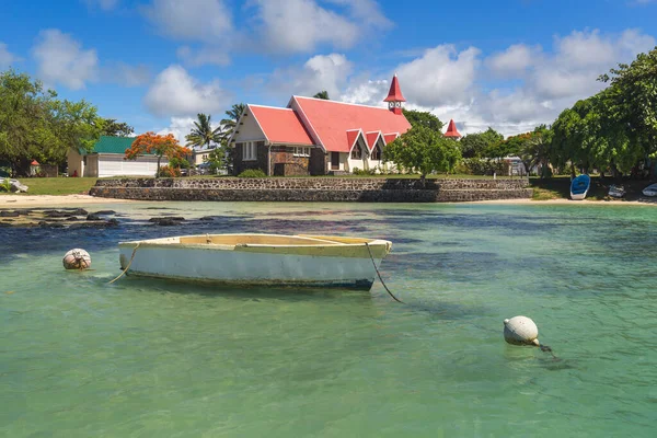 Notre Dame Auxiliatrice Kirche Cap Malheureux Mauritius — Stockfoto
