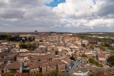 İspanya 'da Toledo Şehri Panoramik Görünümü.